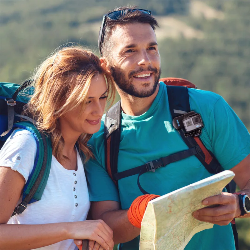 Backpack Clip Clamp Mount 360 Degree Rotary Hat Belt Clip For GoPro Hero 6  5 4 3 2 Xiaomi Yi 1 4K SJCAM Action Camera Accessories (9)