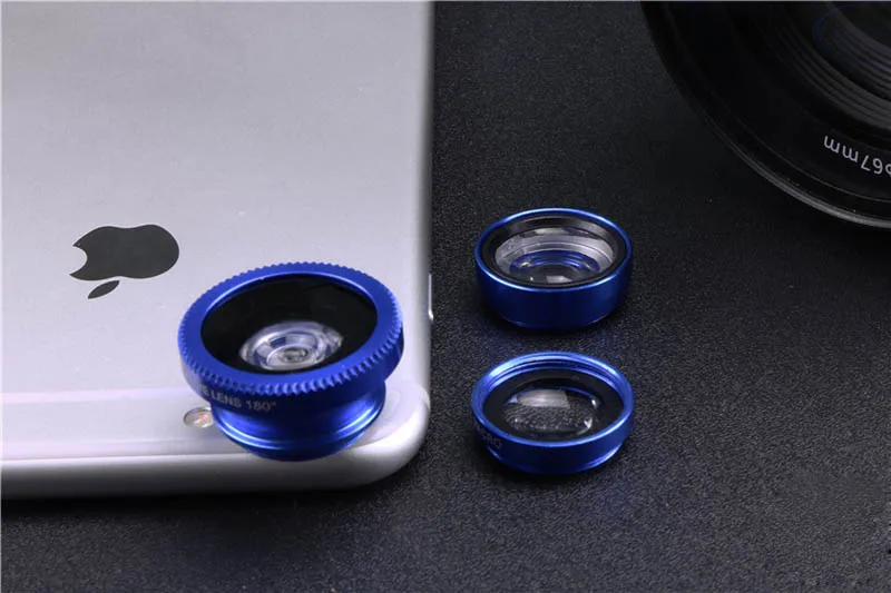 Тегеран объектив 3 в 1 Объективы для мобильных телефонов рыбий глаз+ широкий угол+ макро объектив камеры для iphone Redmi; Huawei samsung клип объектив камеры