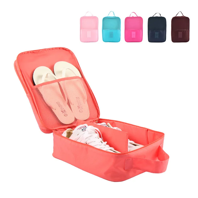 

6 Colors Storage Bag Gym Sports Shoes Carry Cloth Cosmetic Bags Travel Luggage Portable Handbag Suitcase
