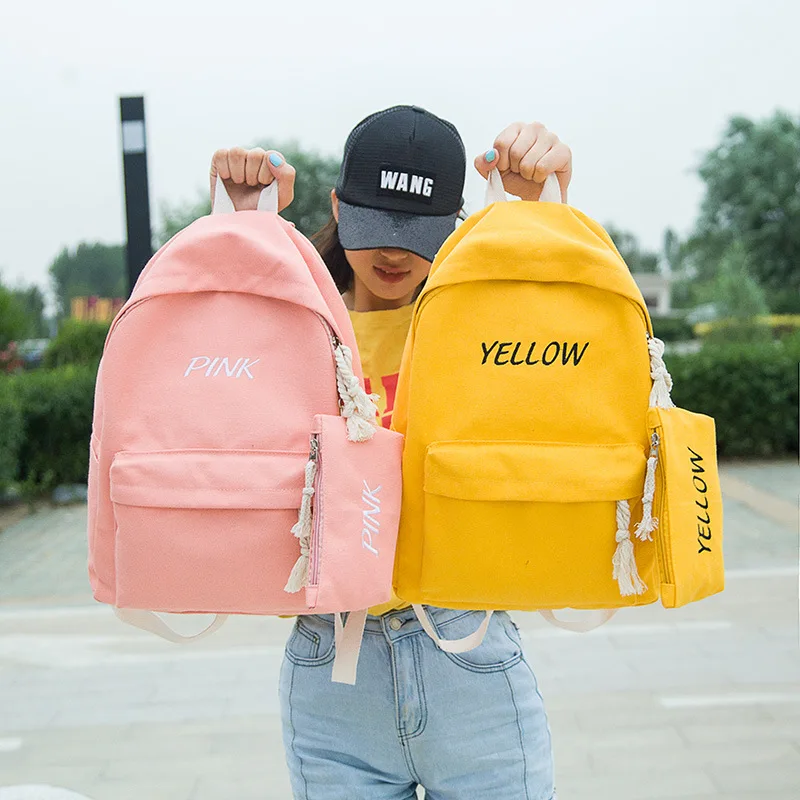 Chica bolsas para la escuela de los adolescentes mujeres mochila de cuero negro de las mujeres mochilas de mujer mochila mochilas mujer 2018 amarillo Chica bolsas para la escuela de los adolescentes mujeres mochila de cuero negro de las mujeres mochilas de mujer mochila mochilas mujer 2018 amarillo