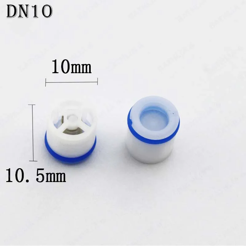 DN10 пластиковый обратный клапан для душевой головки односторонний контроль воды обратный клапан фильтр обратный клапан