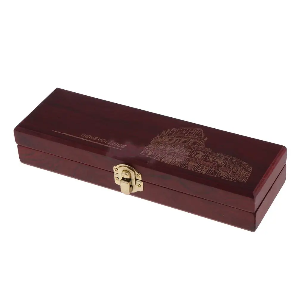 

Retro High-Grade Wooden Box Case Gift for Straight Razor Cut Throat Storage