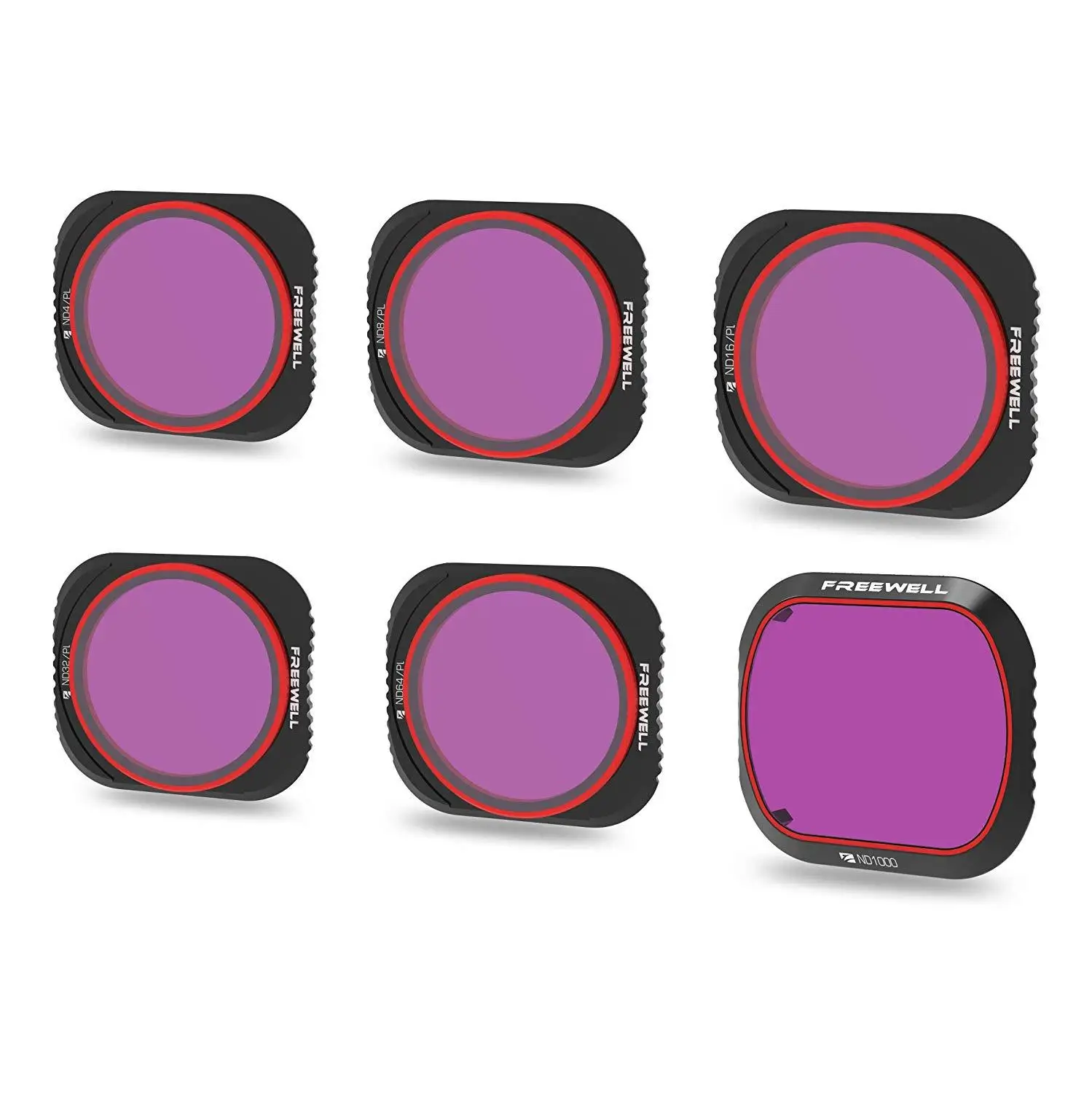Freewell Ограниченная серия 4K серии ND4/PL ND8/PL ND16/PL ND32/PL ND64/PL ND1000 фильтры для камер дрона
