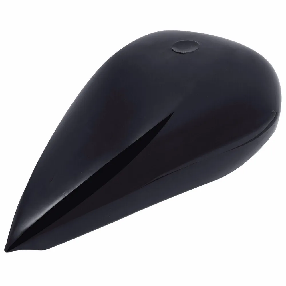 

Motorcycle Finished Black 5" Stretched 4.5 Gallon Gas Fuel Tank For Harley Touring Choppers