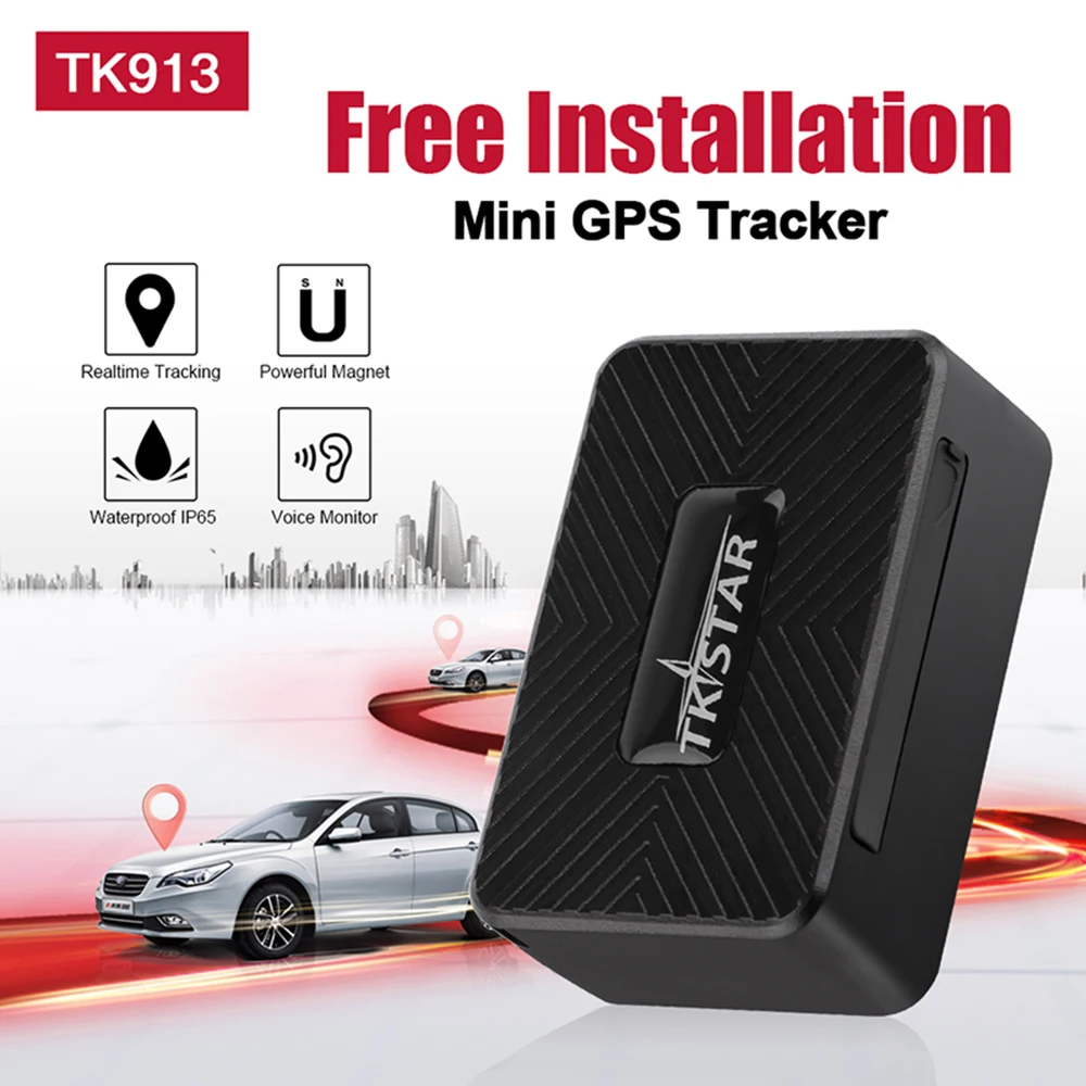 Gps трекер для автомобиля TKSTAR 2g GSM мини gps трекер локатор магнит голосовой монитор 25 дней в режиме ожидания бесплатное веб-приложение для автомобиля gps PK TK905