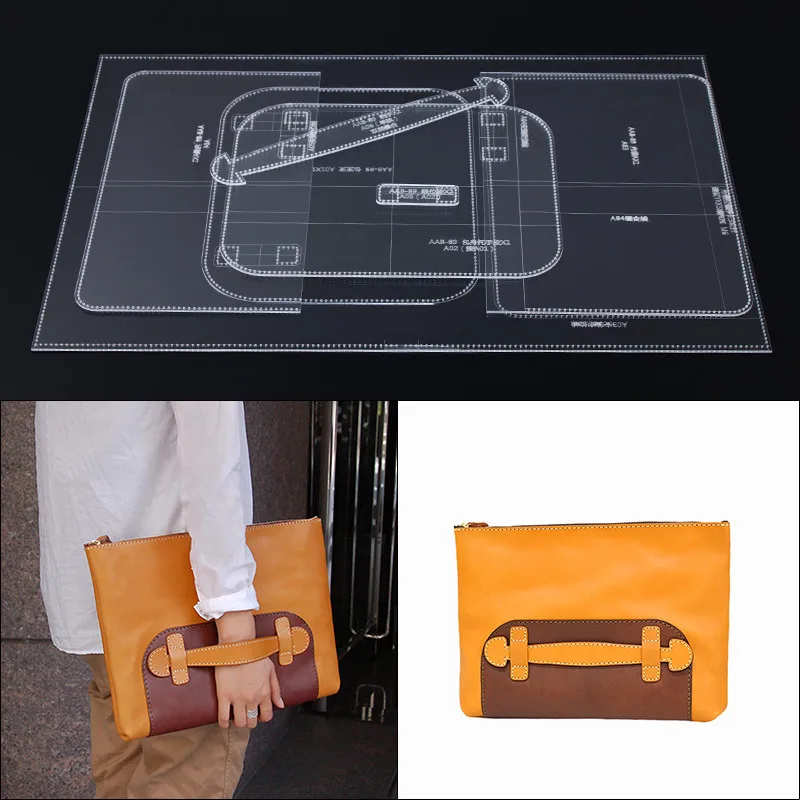 clear acrylic clutch bag