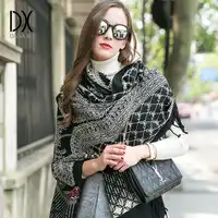Luxury Brand Scarf Pashmina Echarp Cashmere Wrap Shawl Winter Scarf Ladies Scarves Tassels Long Blanket Bandana Face Shield