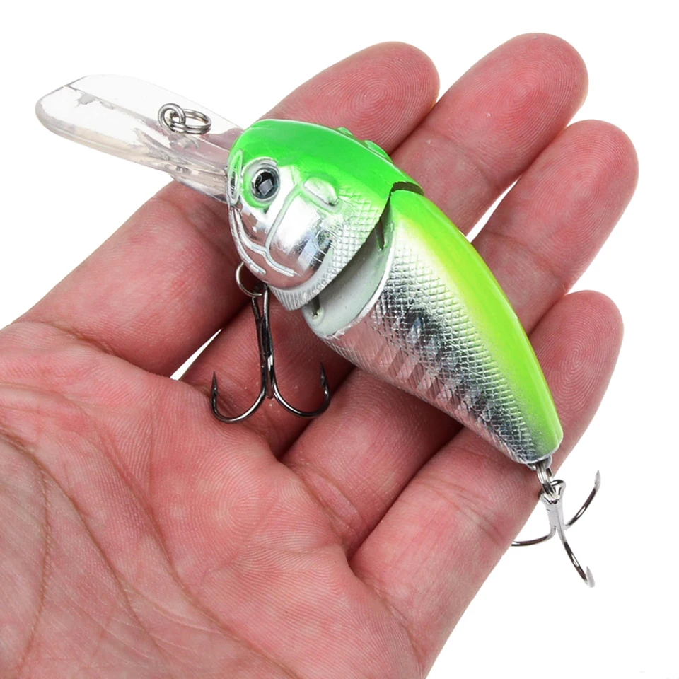 LINGYUE Fat Crankbait два совместных воблер, твердая приманка рыболовные приманки 85 мм 14,5 г рыболовные приманки гольян наживка isca искусственный Щука Pesca