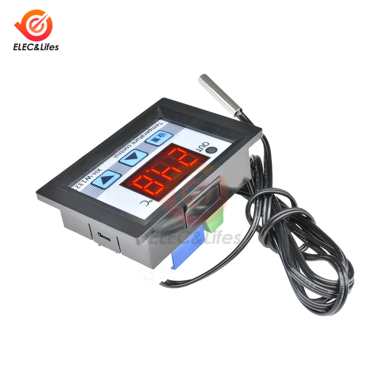 Цифровой регулятор температуры DC12V 10A W1321 качественный терморегулятор термостат