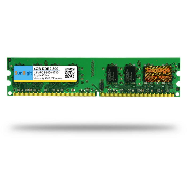 SunDigit новая герметичная DDR2 800 МГц PC2-6400 4 Гб 2 Гб оперативная память для настольных ПК Память DIMM совместима с DDR 2 667 МГц для Intel AMD Материнская плата