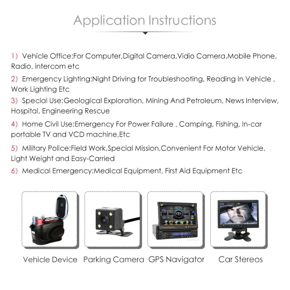  Car Truck Boart  MINI Auto DC24V to DC12V 5A Step Down Converter Power Inverter 18V-32V Input for Reverse Camera Etc