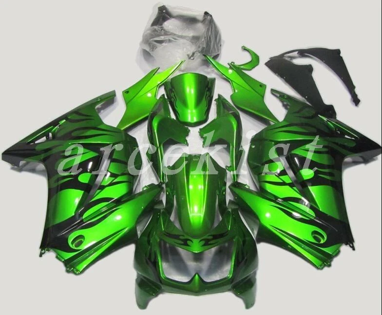 

3Gifts New Injection ABS Fairing kit for Kawasaki ninja250 2008-2014 EX250 ZX250R 2008 09 10 11 12 13 14 fairings custom green