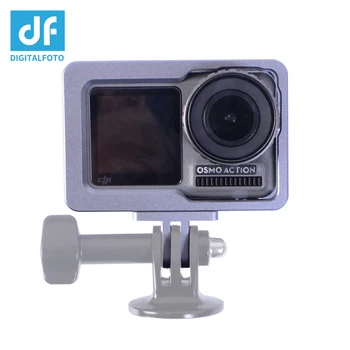 

Metal Cage Protective Shell Case Cover Vlog for DJI OSMO Action Frame Camera with Cold Shoe for Microphone LED Light Tripod