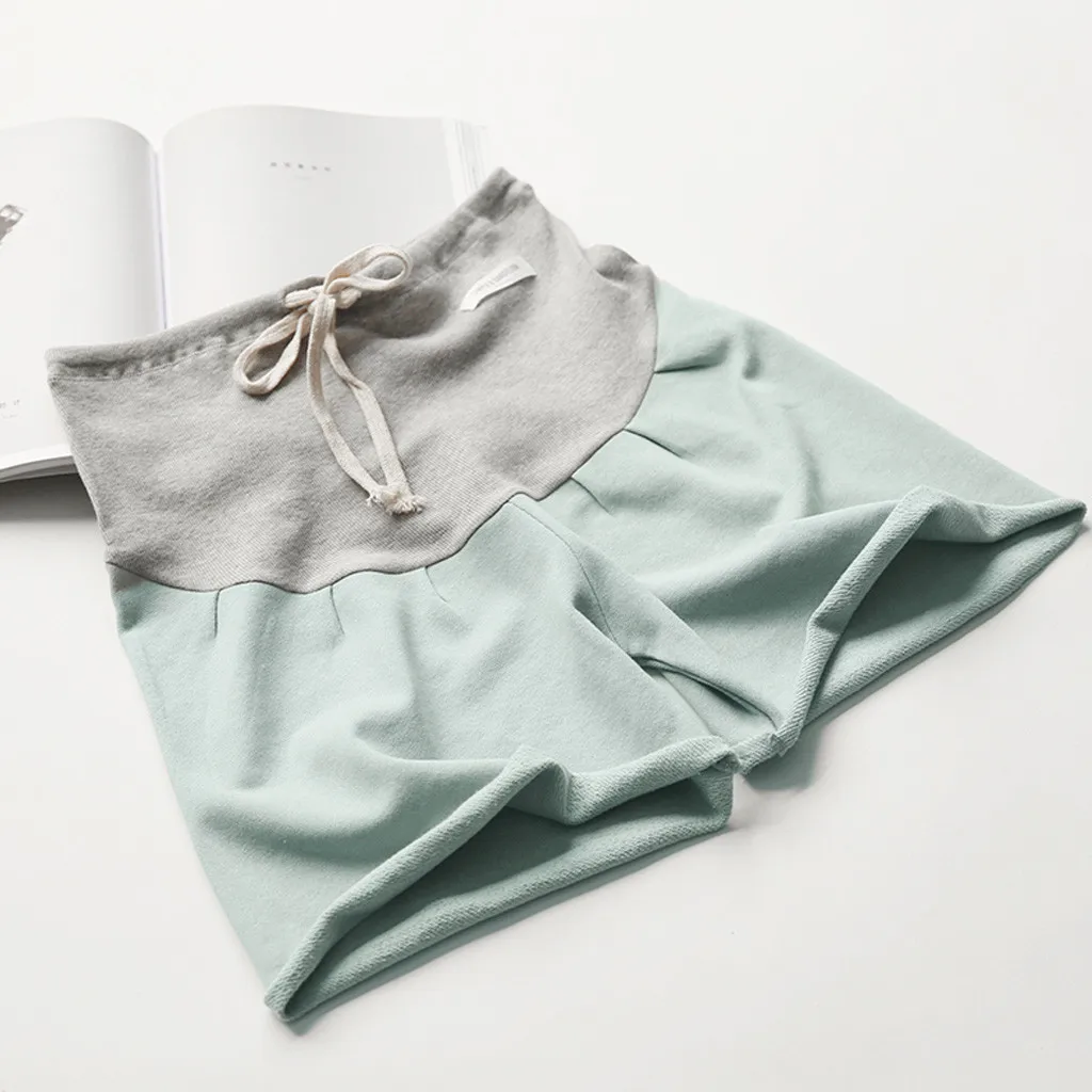 MUQGEW шорты для беременных Женские однотонные повседневные штаны с высокой талией Шорты Брюки для беременных Одежда Шорты для беременных