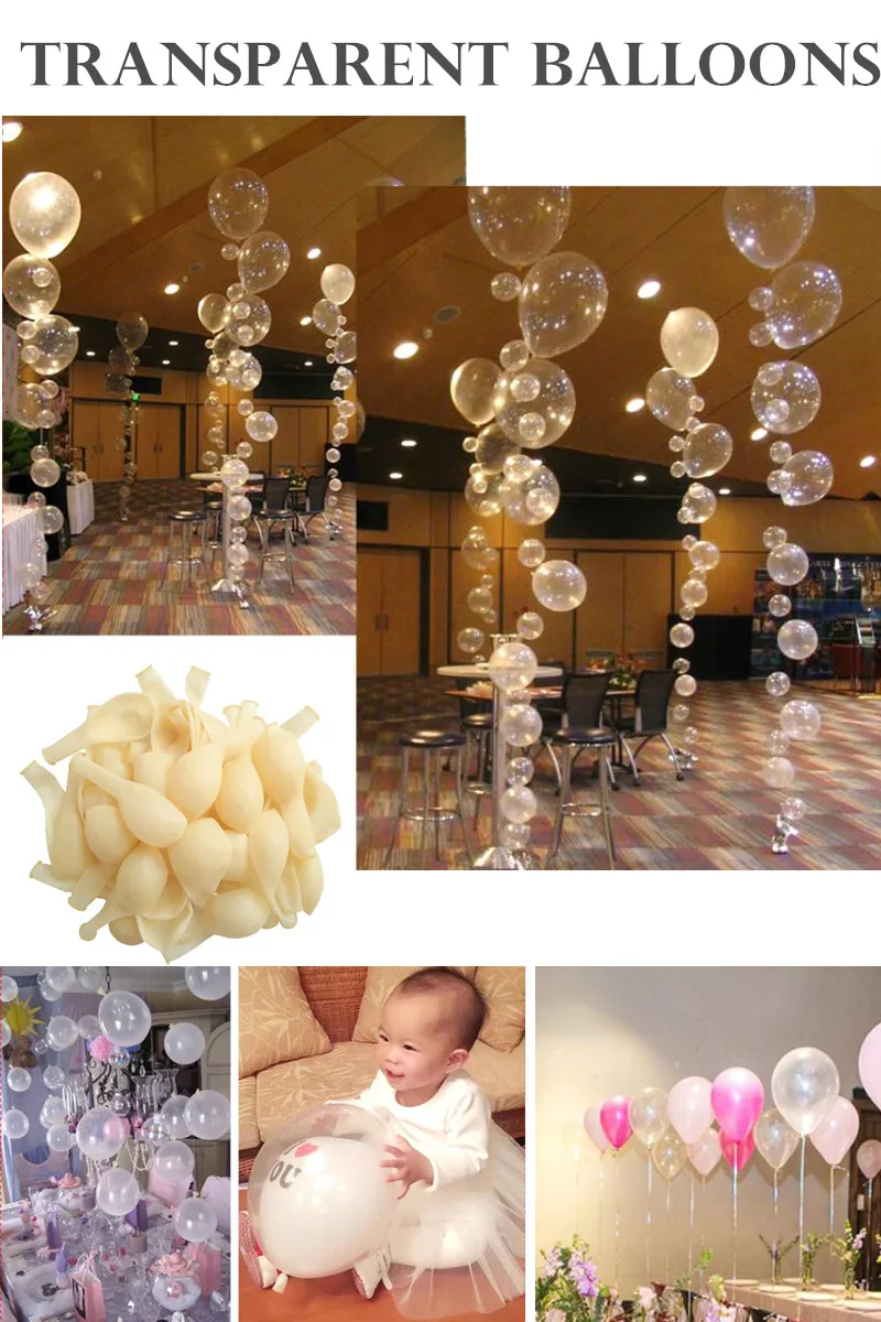 40 P/lots прозрачные воздушные шары золотые конфетти из фольги прозрачные воздушные шары счастливый день рождения, детский душ Свадебные украшения для вечеринок