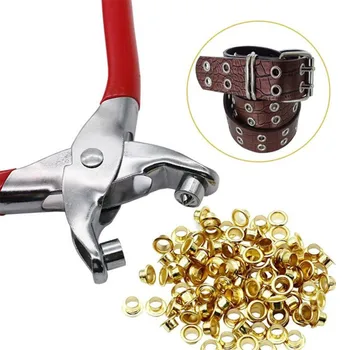 

New Arrive 100 Pcs Titanium Eyelets Leather Tool Craft Repair Grommet High Quality Eyelets