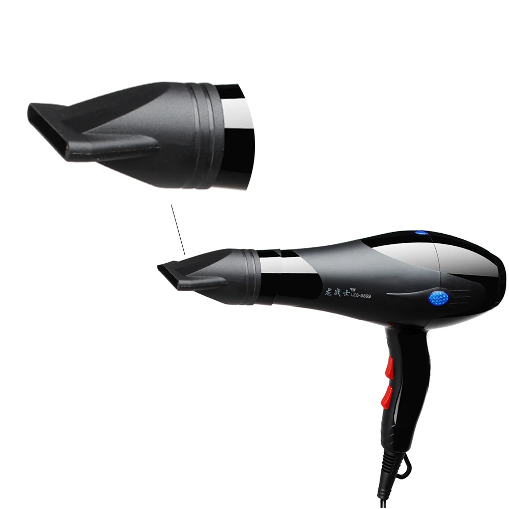 Black Blow Dry Hair Dryer Nozzle Not Easy To Break Professional