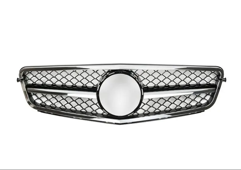 

For Mercedes-Benz C-class W204 C180 C200 C300 C350 2006-2013 SL Style with Emblem Front Racing Grille
