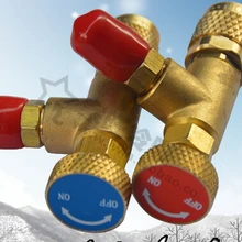 R410 заряжаемая система охлаждения адаптер безопасности шаровой клапан 1/" M до 5/16" F