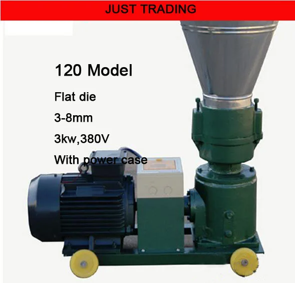 3kw 120mm feed pellets, wood pellet mill machine,with motorin Wood