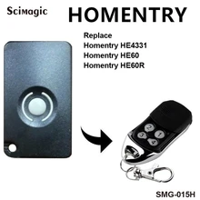 Cheap HOMENTRY garage door remote control HE4331 HE60 HE60R compatible remote control HOMENTRY remote controller replacement Cheap HOMENTRY garage door remote control HE4331 HE60 HE60R compatible remote control HOMENTRY remote controller replacement