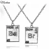 Vintage Jewelry Breaking Bad Necklace Chemical Symbol Br Ba Pendant Brothers Couple Necklace Gift ► Photo 1/6