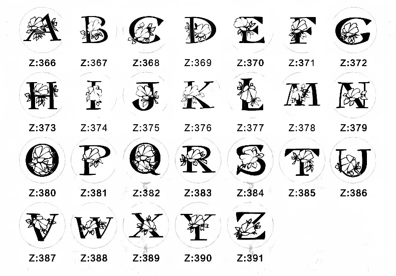 Letter stamp 1-8