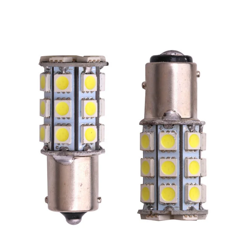 1 шт. T20 W21/5 Вт 1156 1157 7443 W21W 7440 WY21W 27 5050 SMD LED чистый белый автомобильный тормоз Стоп