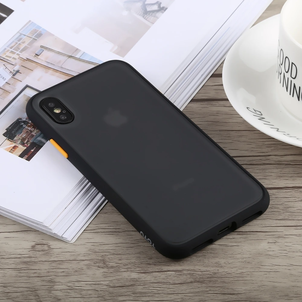 

TOTU DESIGN Shockproof TPU+PC Case for iPhone X XS XR XS Max Smartphone Protective Case Cover