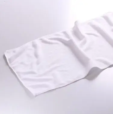 Гладкое переплетенное сильное впитывающее полотенце из супертонких волокон домашнее чистящее полотенце для мытья волос 8 цветов полотенце для взрослых - Цвет: Белый
