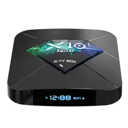 X10 Pro tv Box Android 8,1 Amlogic S905X2 4 Гб + 32 Гб WiFi BT4.0 телеприставка