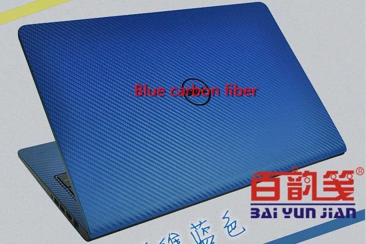 Ноутбука углеродного волокна кожи винила Стикеры Крышка для lenovo ThinkPad X1 Extreme/P1 1st/2nd Gen 15,6" - Цвет: Blue Carbon fiber