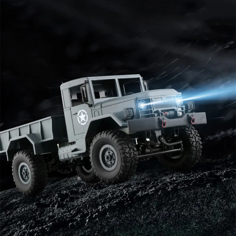 Новое поступление WPL 1:16 4WD DIY внедорожный RC военный грузовик комплект с головкой