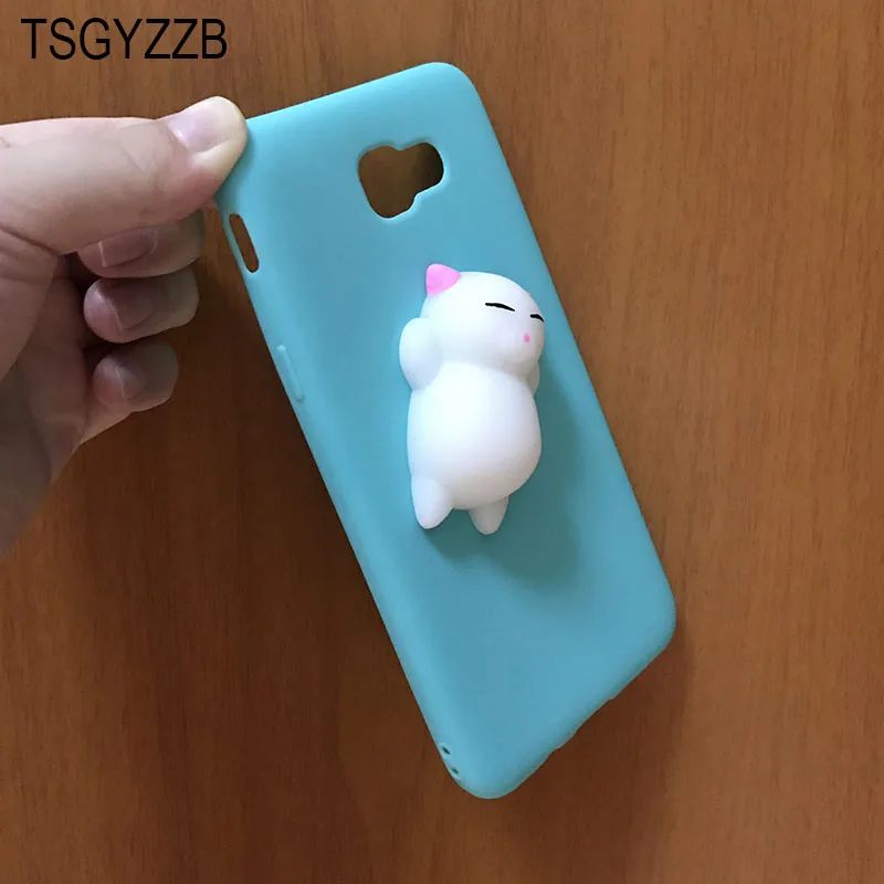 3D милый мягкий чехол для Samsung Galaxy J5 Prime силиконовый с игрушками сжималками J7 On7 2016