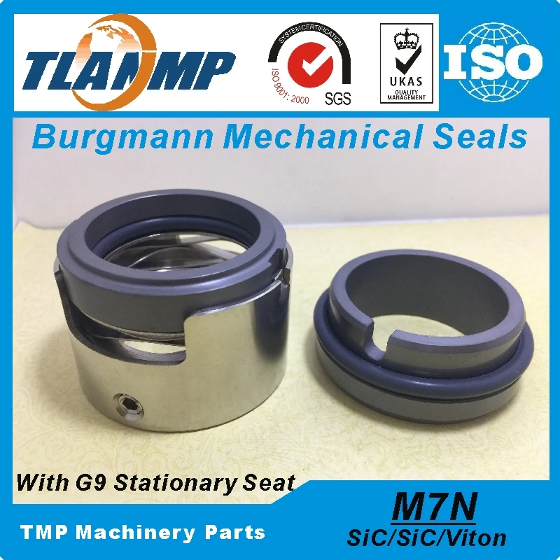 

M7N-35 (M7N/35-G9) Burgmann Mechanical Seals for Shaft size 35mm Pumps with G9 Stationary seat (Material:SIC/SIC/VITON)