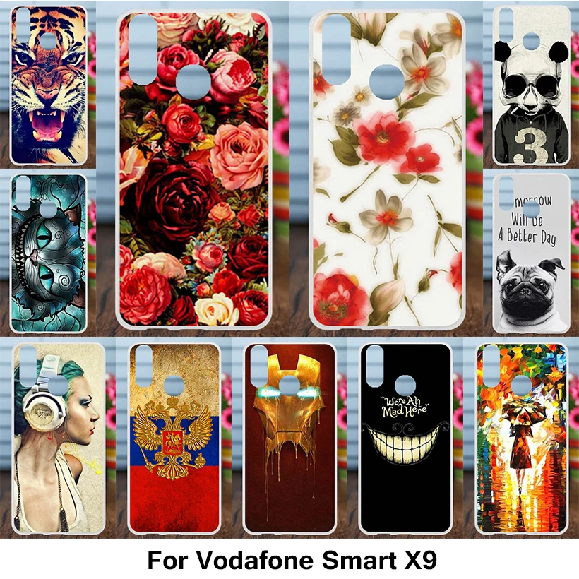 

Ojeleye Soft Case For Vodafone Smart X9 Case Silicon DIY Animal Patterned Anti-knock Cover For Vodafone Smart X9 Cover Back
