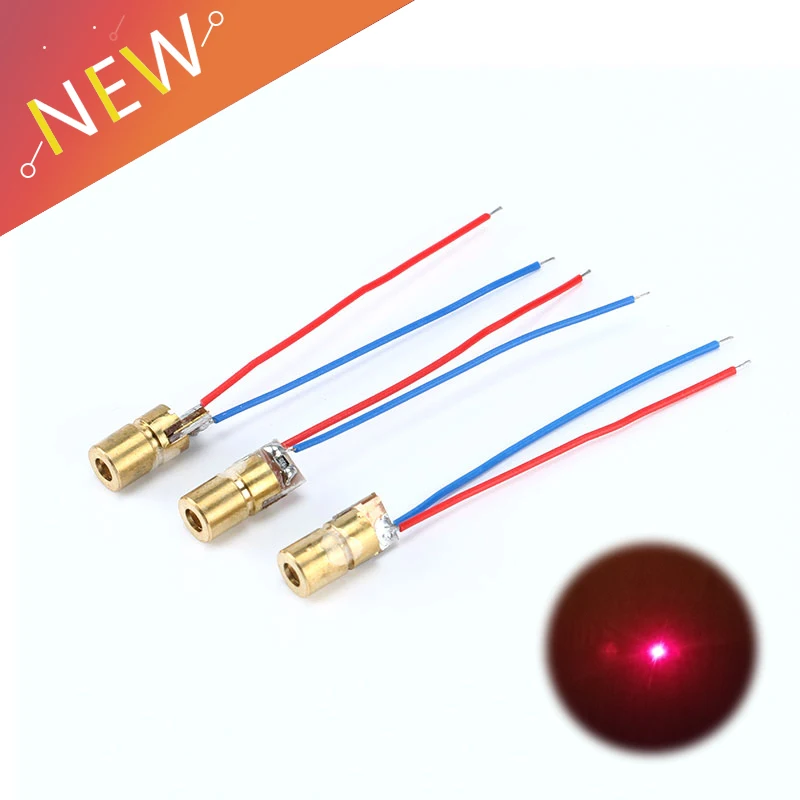 5V 650nm 5 мВт Регулируемый точечный модуль лазерного диода Красный лазерный прицел