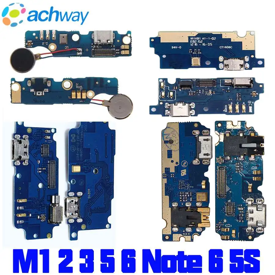 Meizu M1 M2 M3 M5 M6 Note U10 M3S Dock Port USB Charging Dock Charger Connector Plug Board Flex Cable Replacement Repair Parts (2)