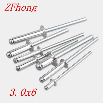 

30pcs m3*6 3mm aluminum pop rivet blind rivet