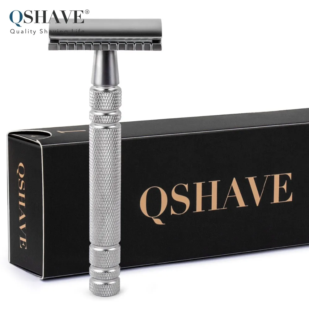 Qshave Men Manual Shaving Razor Classic Safety Razor ...