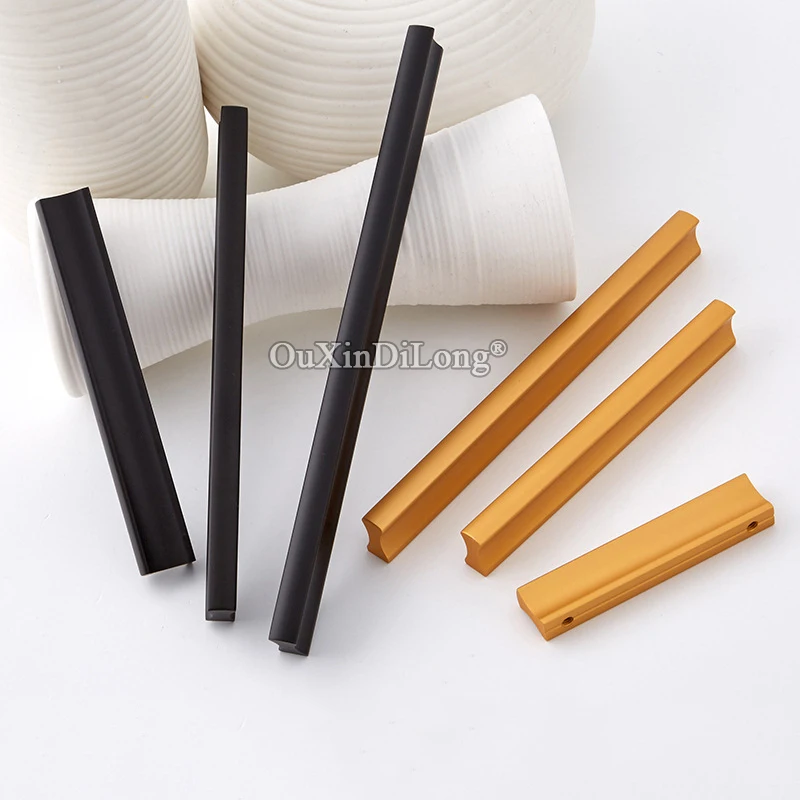 

Plus Length 10PCS European Solid Kicthen Cabinet Door Handles Wardrobe Cupboard Drawer Cabinet Pulls Handles Furniture Hardware