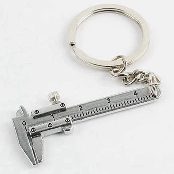 

Keychain Car Styling Accessories Mini Vernier Caliper Car Key Chain Motorcycle Turbo Keychain Automobiles Key Ring for bmw audi