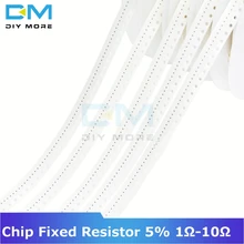 1700 шт. бескорпусный резистор постоянного сопротивления SMD0201 SMD0402 SMD0603 SMD0805 SMD1206 1ohm-10Mohm комплект резисторов в ассортименте "сделай сам" электронные схемы с толстой пленкой