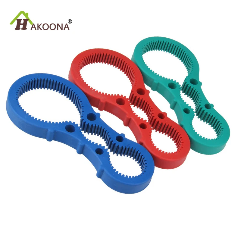 

HAKOONA 3-in-1 Multi Opener Kitchen Rubber Elastic Rubber Convenience Multi-Function Jars/Bottles Can Opener