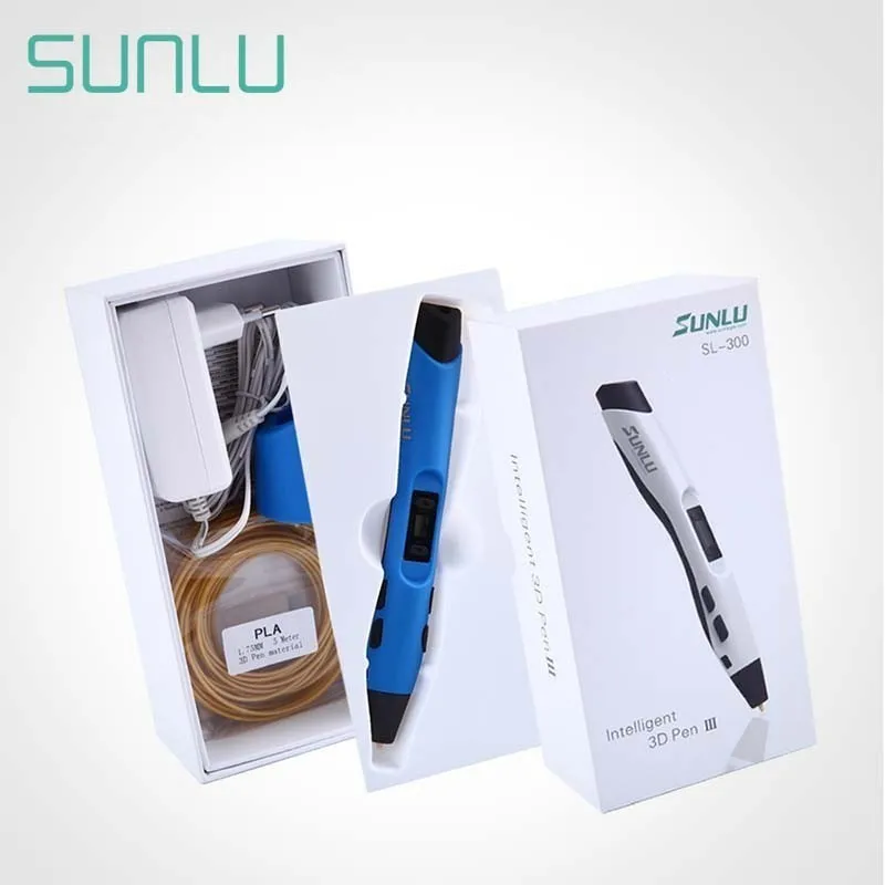 

SUNLU SL-300 3D Pen For Children Explore Brains 3D Printing Pen Include Eco-friendly PLA Filament New Arrivals 3D Pen Box Set
