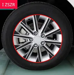 2012-2015 углеродное волокно/блеск/Порошковые диски/колеса защитный стикер/пленка для Toyota Camry Z2CA629