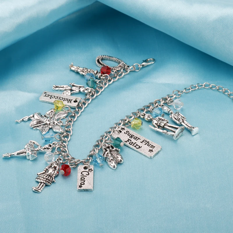 Щелкунчик, браслет с подвесками, модный Щелкунчик и четыре области ювелирных изделий, браслет из кристальных бусин, браслет для женщин