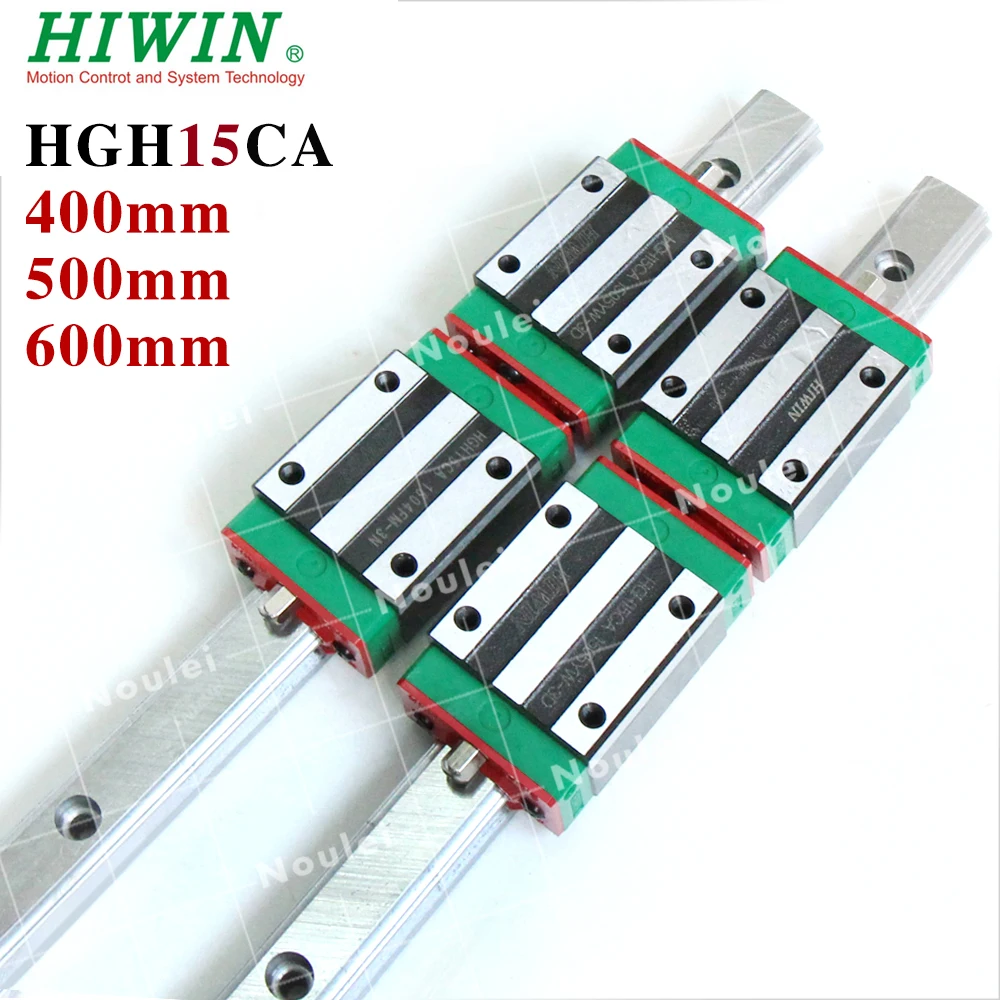 HIWIN L2500mm 15mm Linear Rail Motion HGR15+HGH15CA/HGW15CC Rail Block Slider 