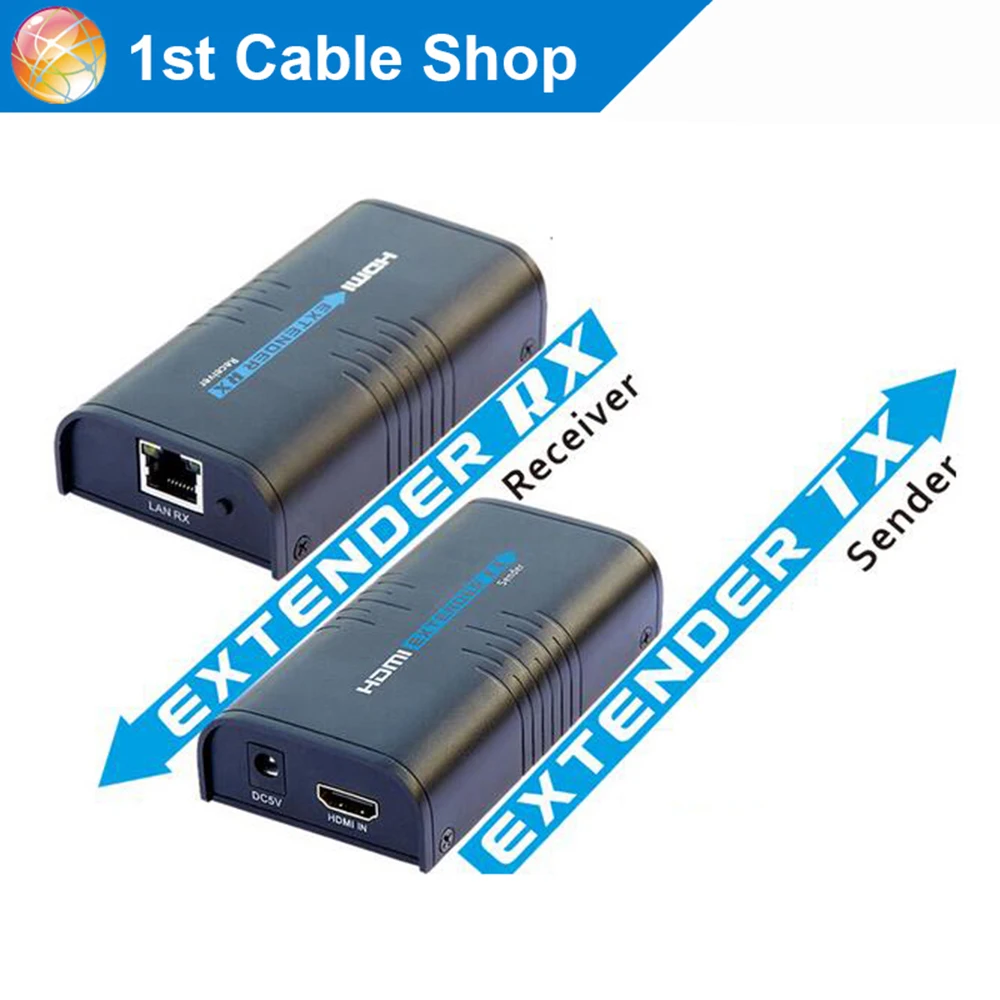 

LKV373 V2.0 HDMI extender IP/TCP by cat5e/6 up to 120M (Receivers only) 3D&full HD1080 supported