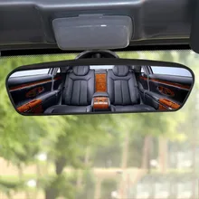 Panoramica Rear View Mirror Universale Ampio Angolo di Specchietto retrovisore con Installazione di Aspirazione Auto Specchietti interni Specchietto retrovisore